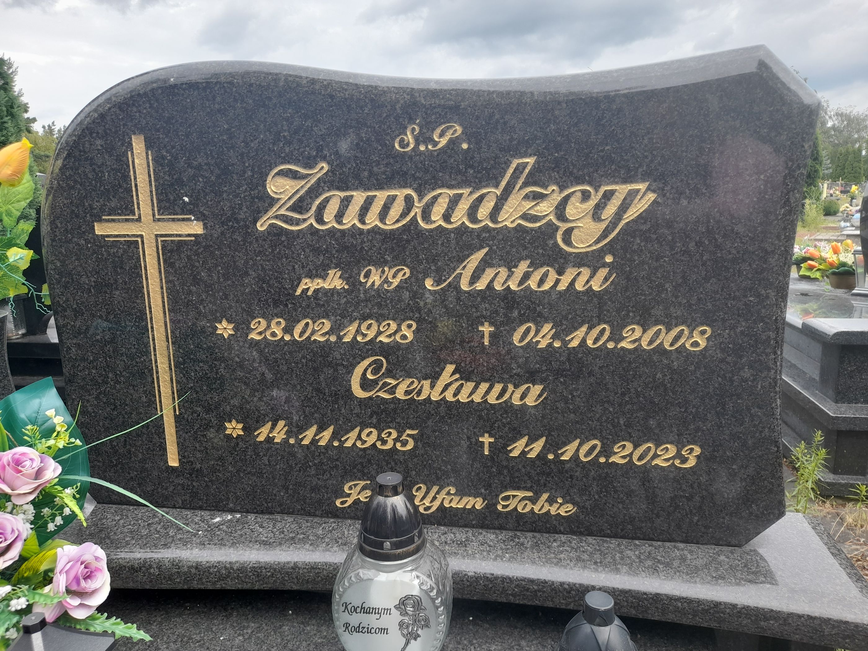 Grób Antoni Zawadzki