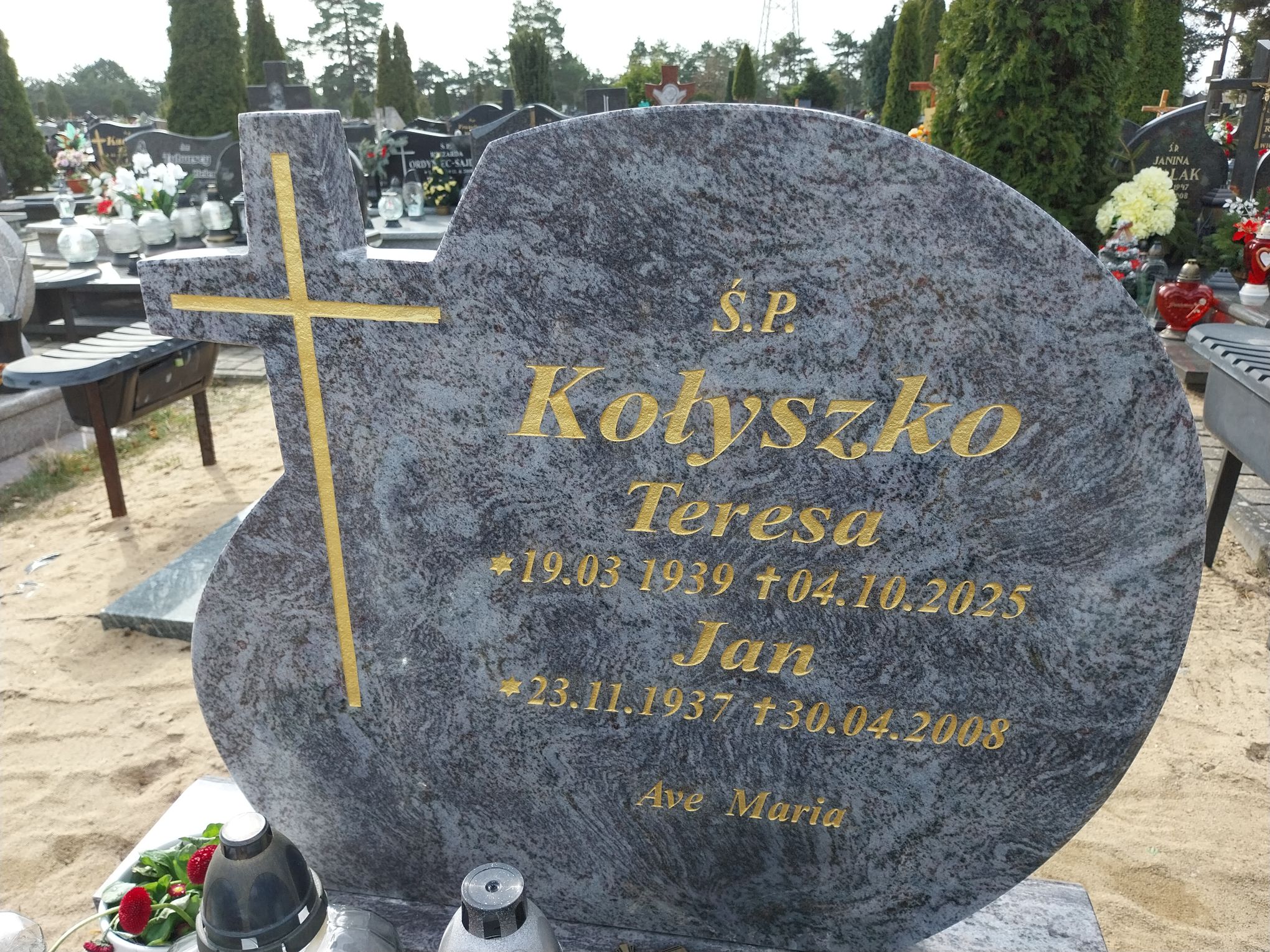 Grób Teresa Kołyszko