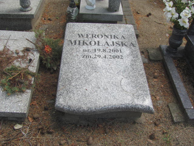 Grób Weronika Mikołajska