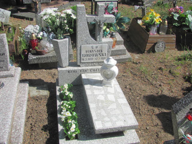 Grób Łukasz Borowski