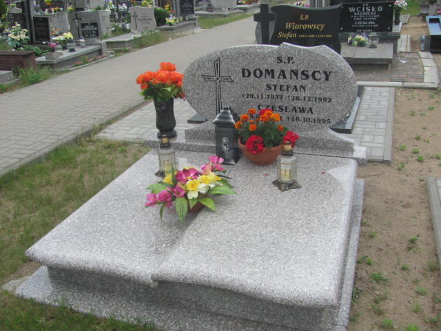 Grób Czesława Domańska
