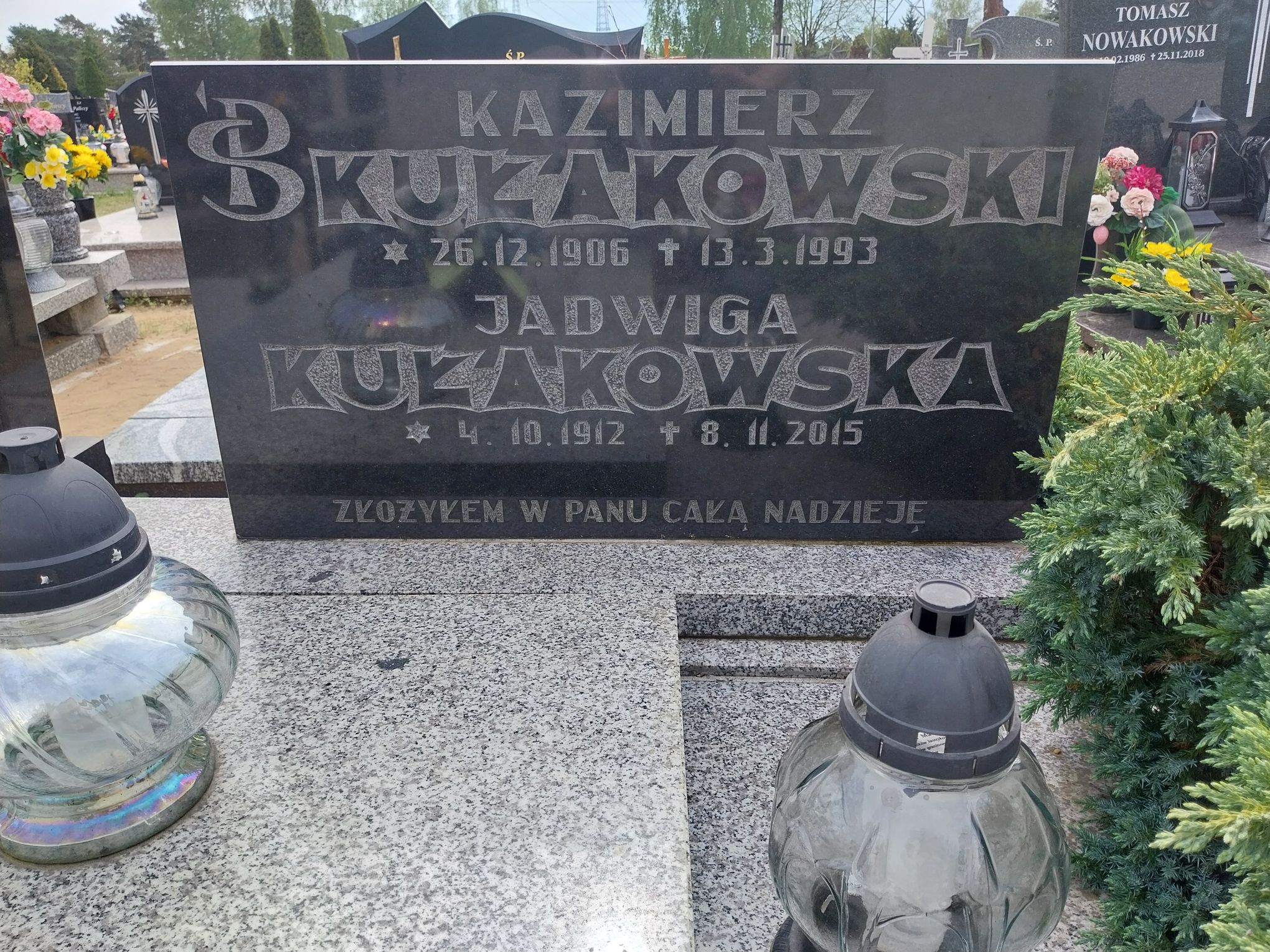 Grób Jadwiga Kułakowska