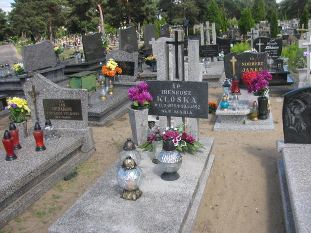 Grób Ireneusz Kloska