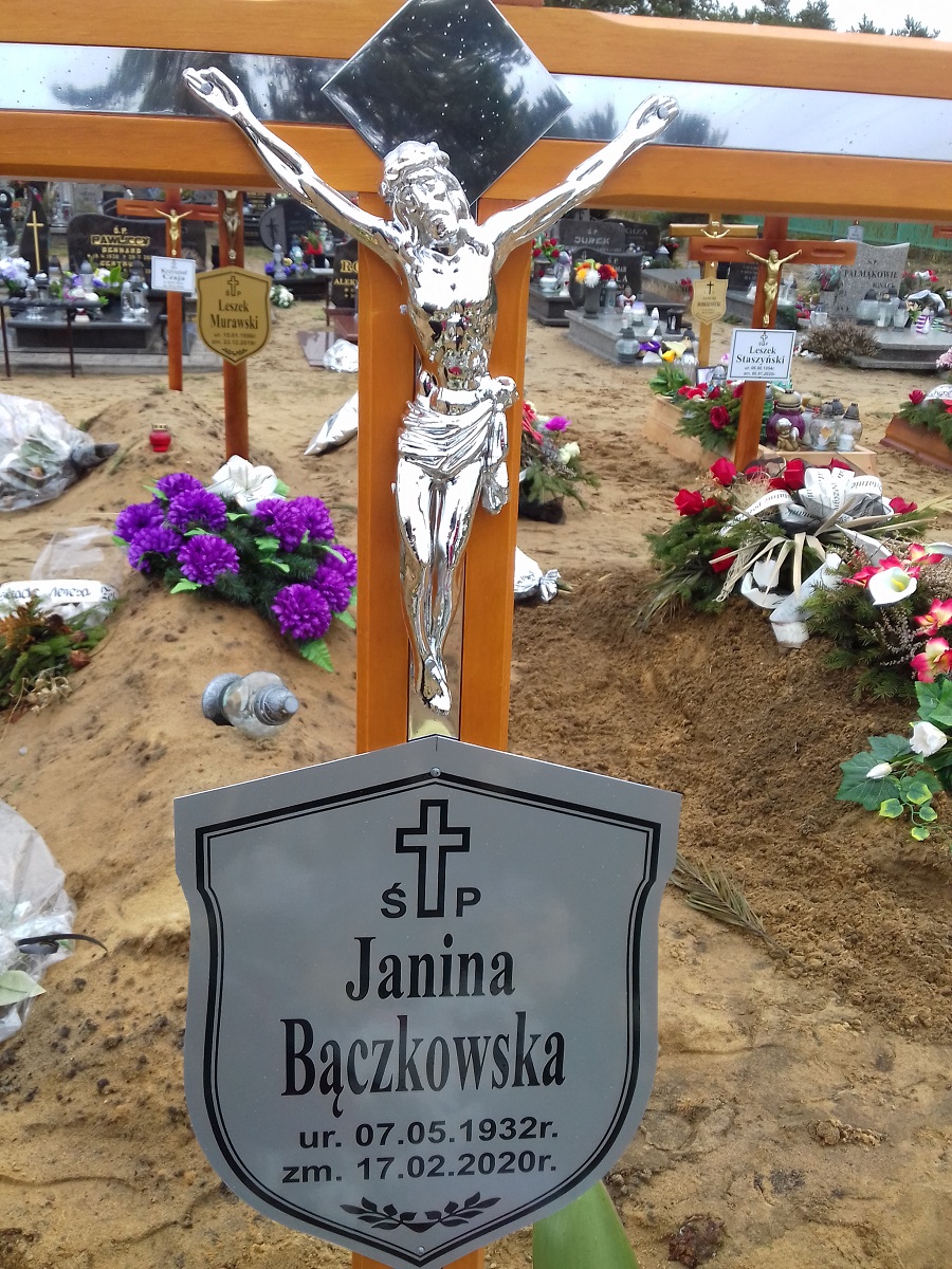 Grób JANINA BĄCZKOWSKA