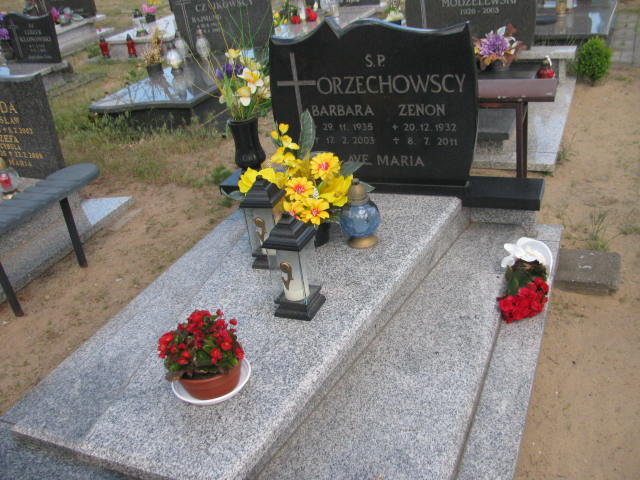 Grób Barbara Orzechowska