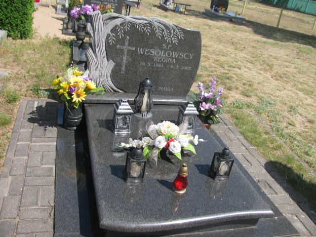 Grób Regina Wesołowska