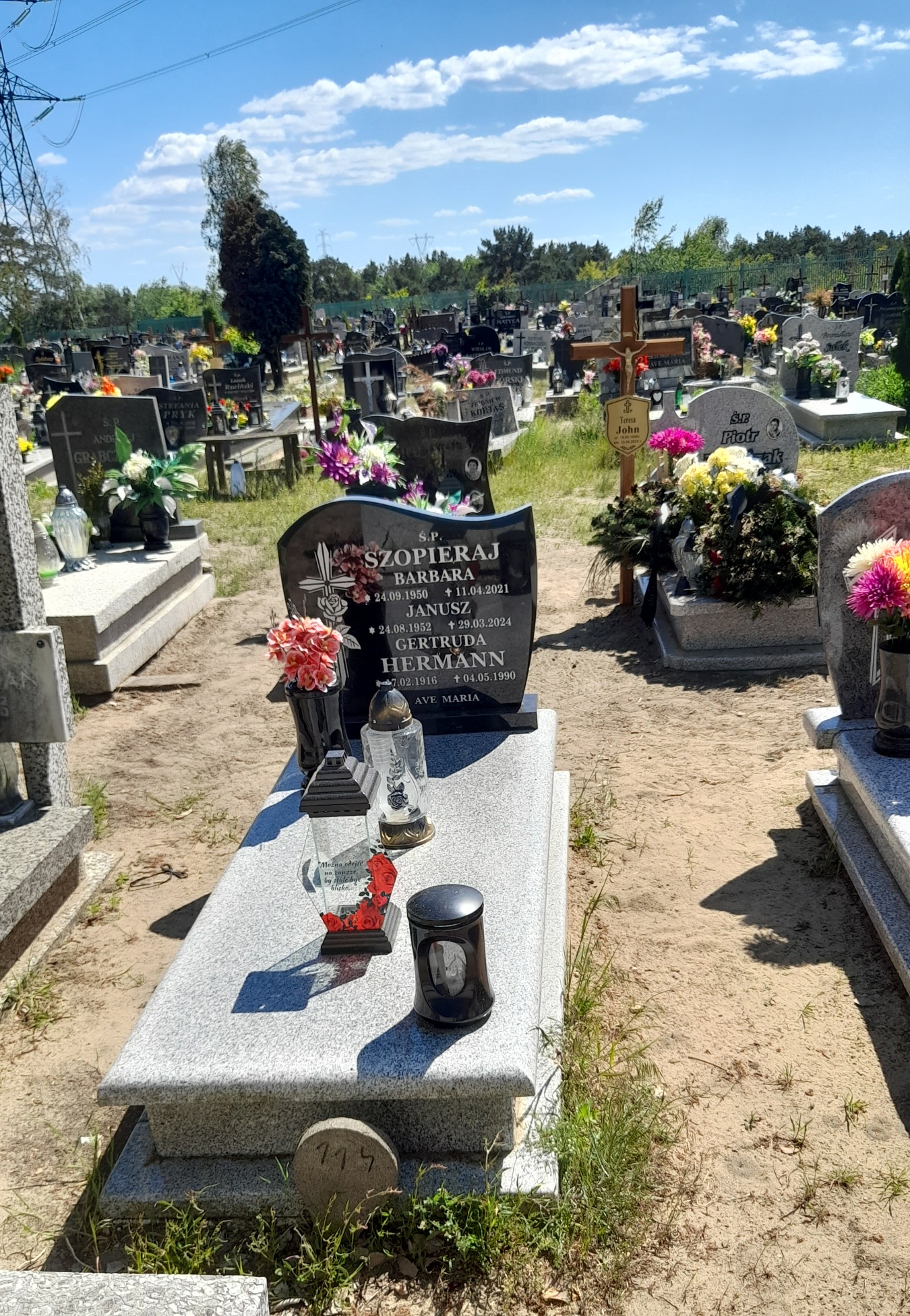 Grób Gertruda Hermann