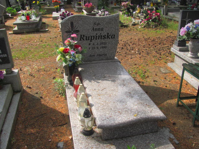 Grób Anna Rupińska