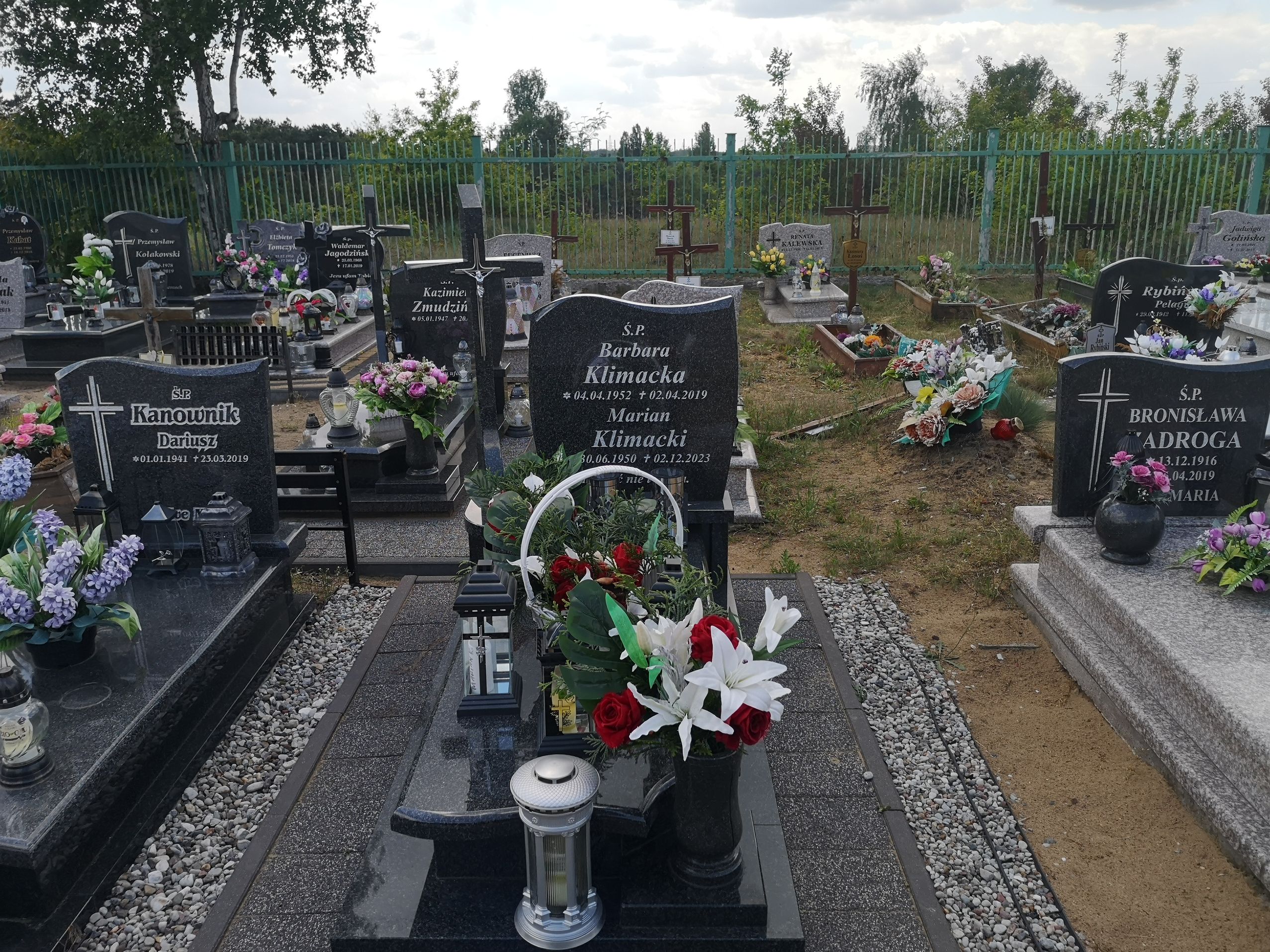 Grób Barbara Klimacka