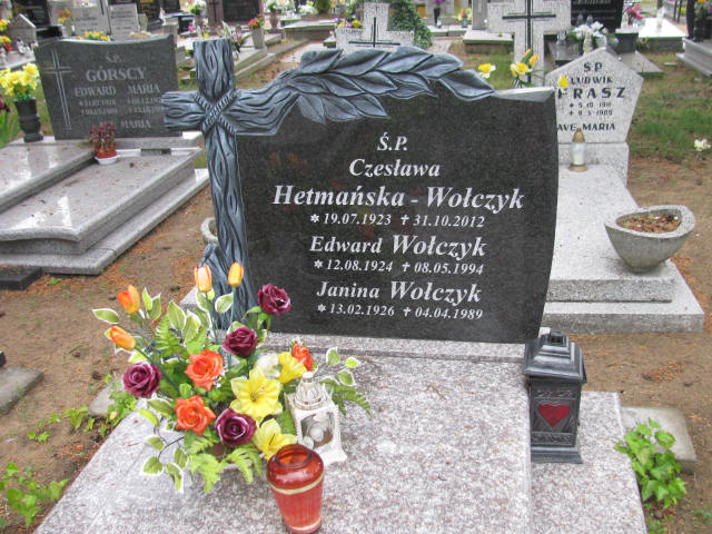 Grób Janina Wołczyk