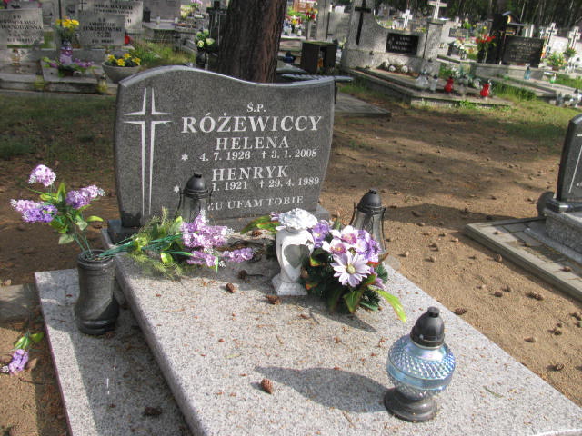 Grób Helena Różewicka