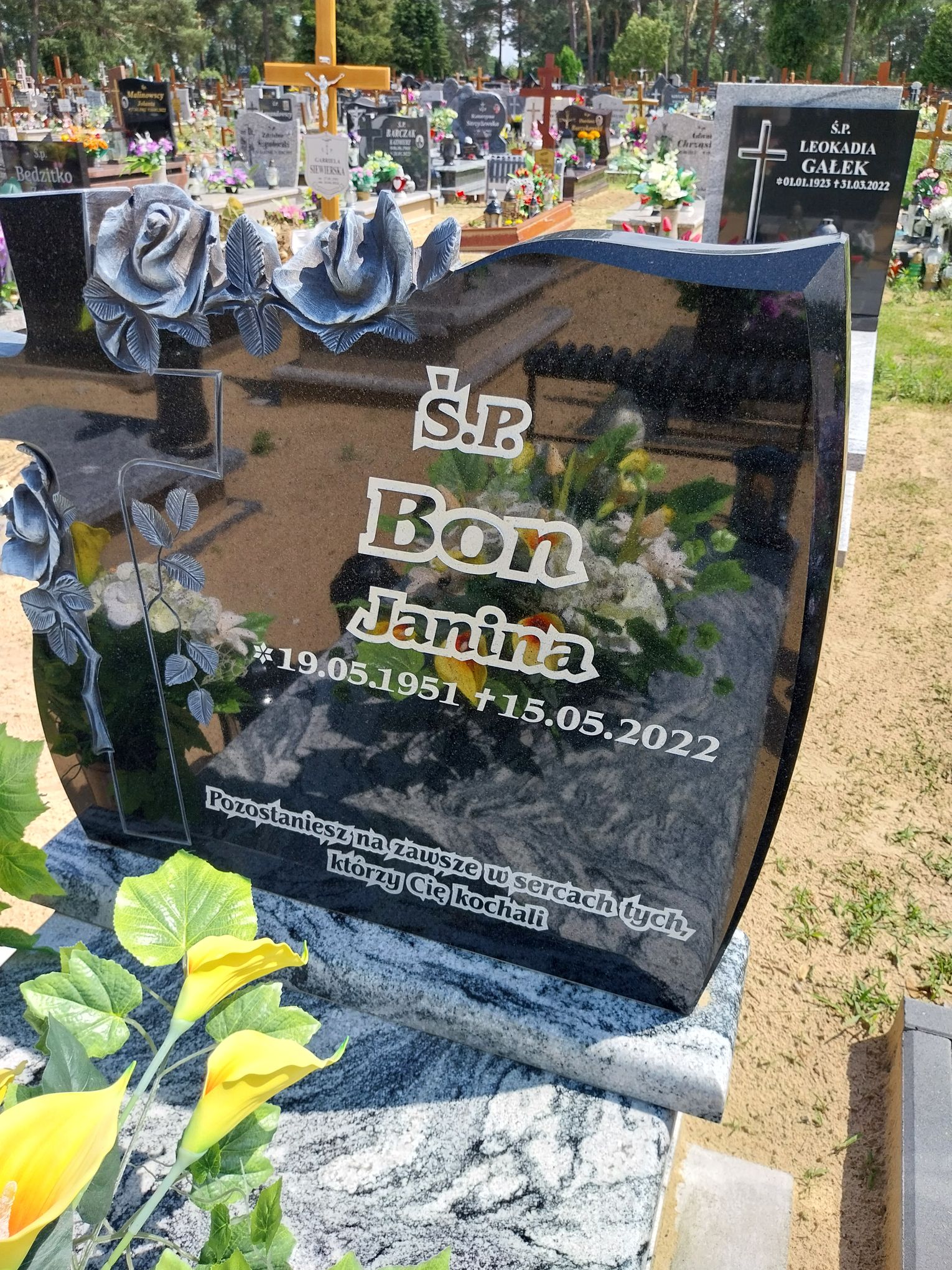 Grób Janina Bon