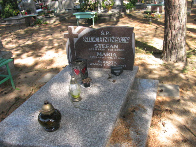 Grób Maria Siuchnińska