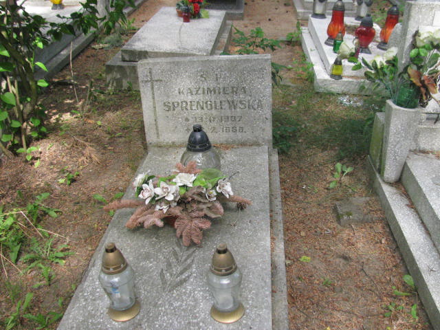 Grób Kazimiera Sprenglewska