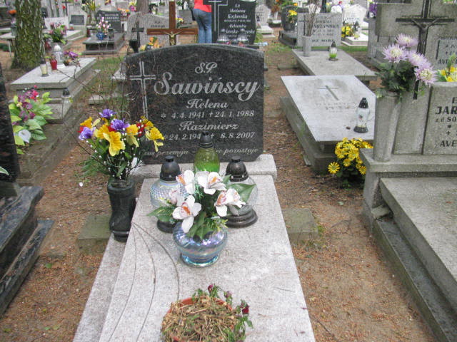 Grób Helena Sawińska
