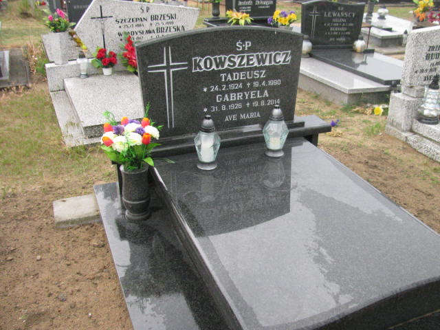 Grób Gabryela Kowszewicz
