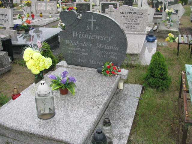 Grób Melania Wiśniewska