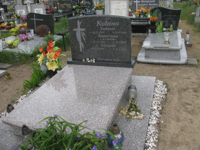 Grób Urszula Kolano