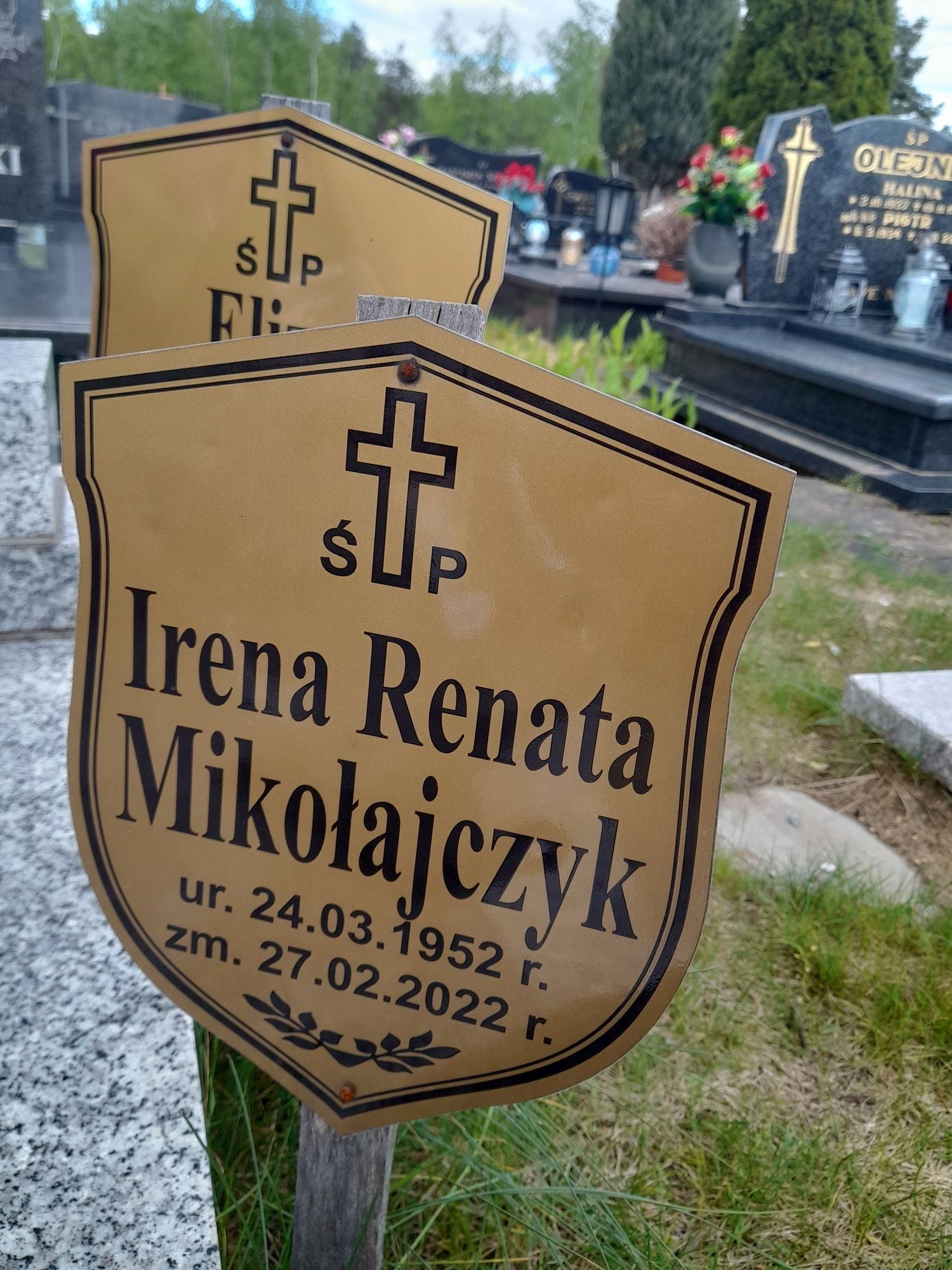 Grób Waldemar Szymczyk
