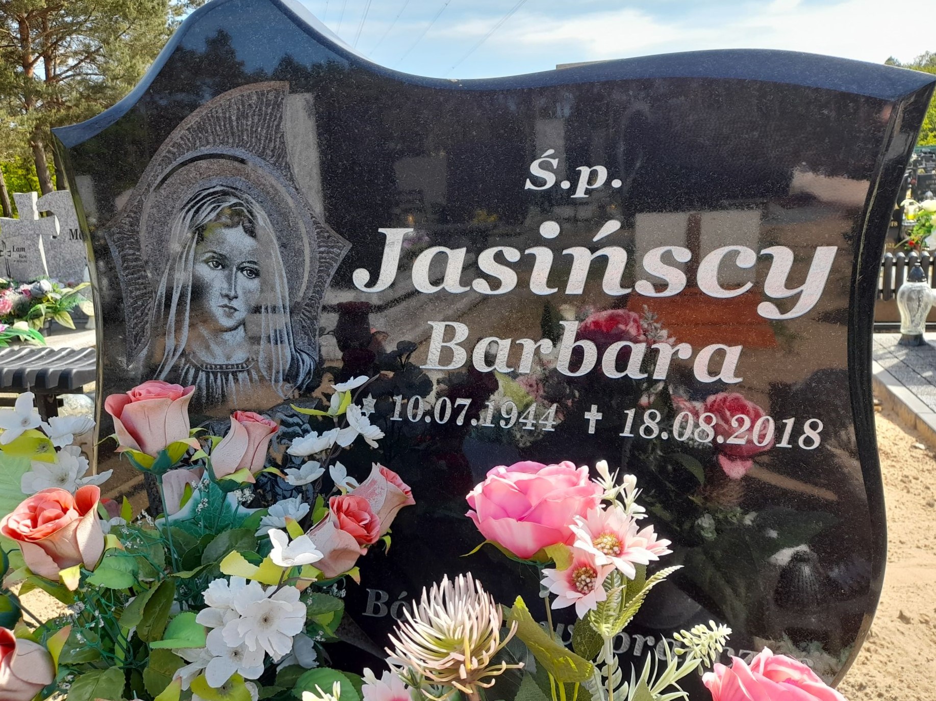 Grób Barbara Jasińska