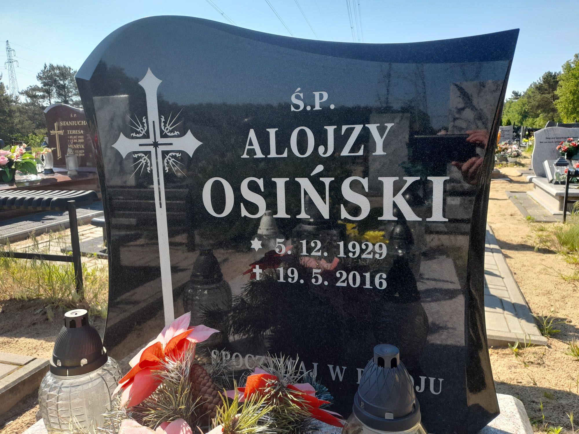 Grób Alojzy Osiński