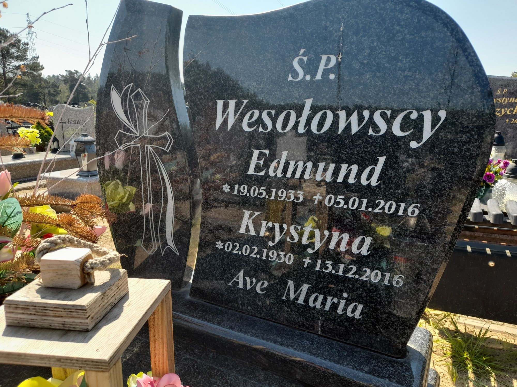 Grób Edmund Wesołowski