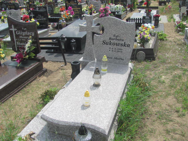Grób Barbara Sakowska
