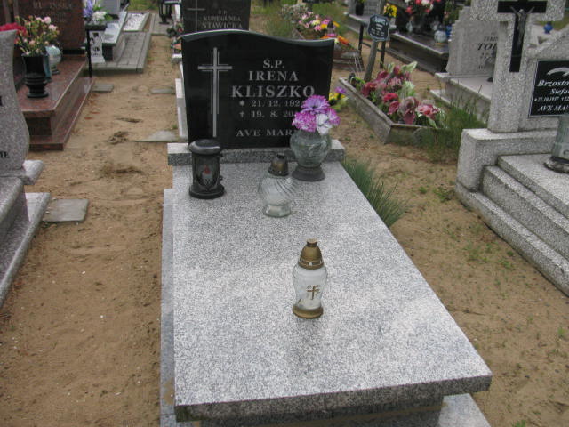 Grób Irena Kliszko