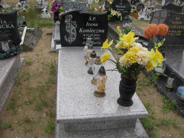 Grób Irena Konieczna