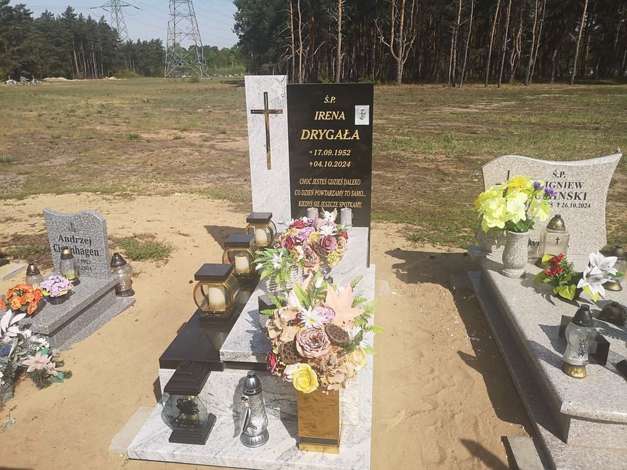 Grób Irena Drygała