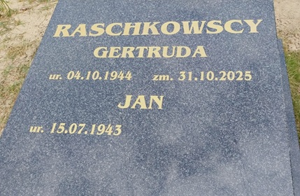 Grób Gertruda Raschkowska