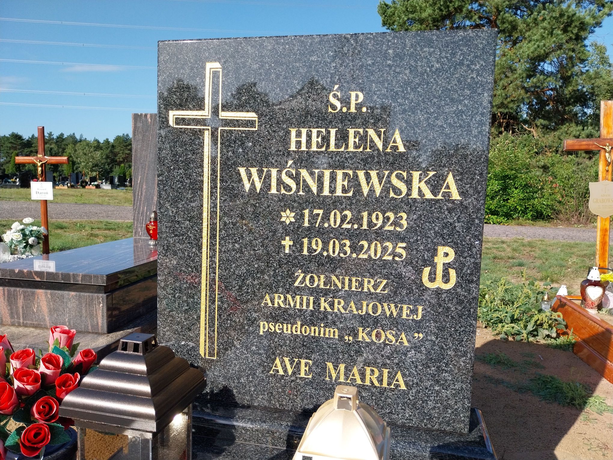 Grób Helena Wiśniewska