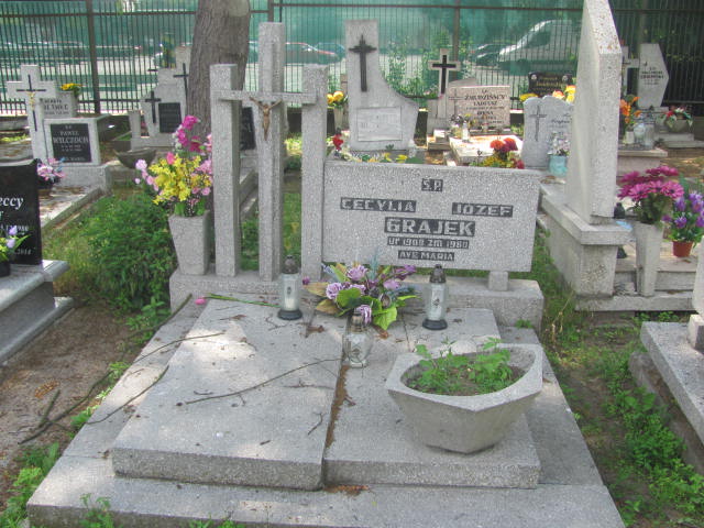 Grób Cecylia Grajek