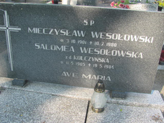 Grób Salomea Wesołowska