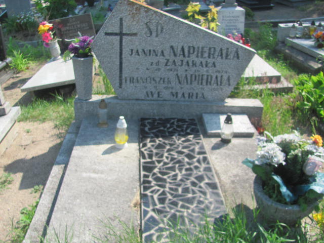 Grób Janina Napierała