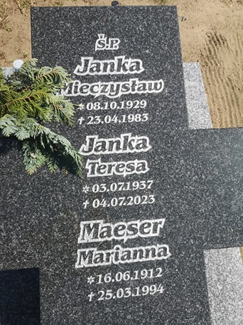 Grób Teresa Janka