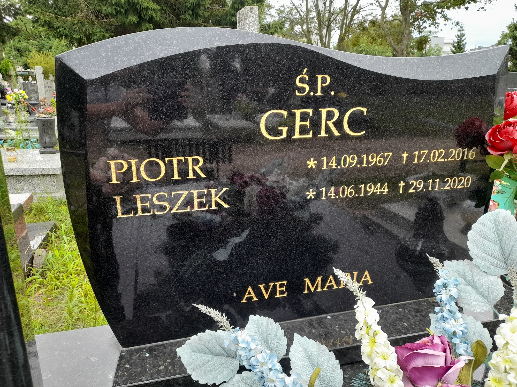 Grób Piotr Gerc