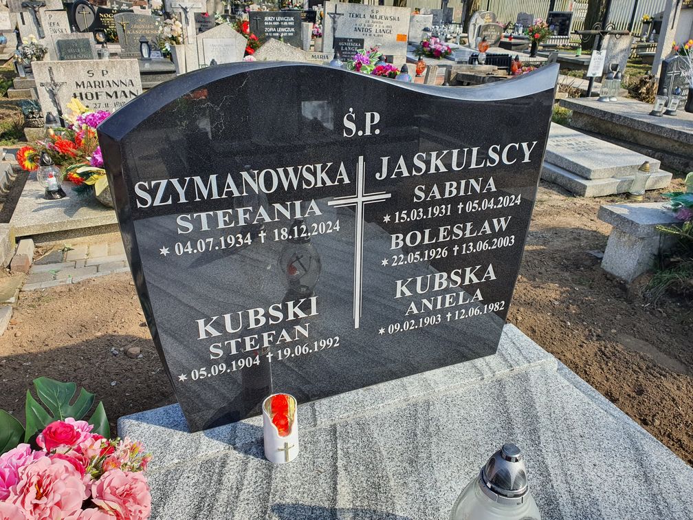 Grób Stefania Szymanowska 
