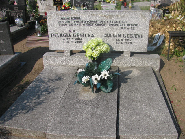 Grób Pelagia Gęsicka