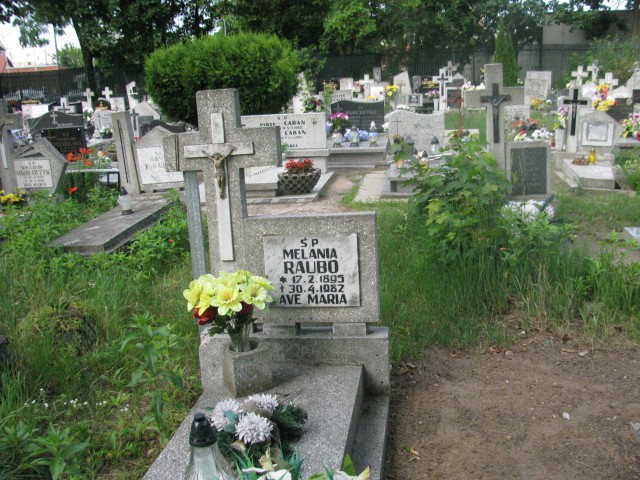 Grób Melania Raubo