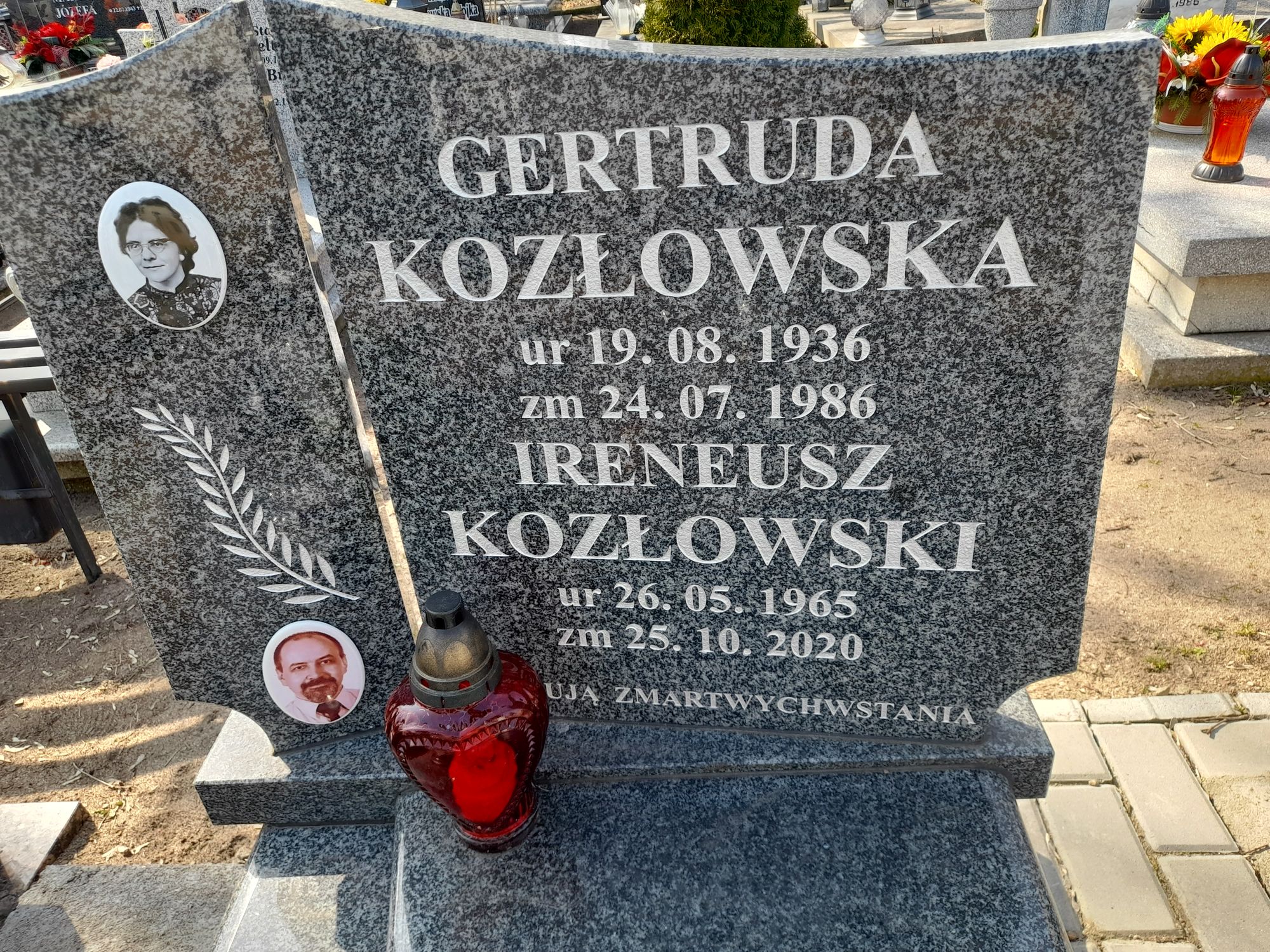 Grób Gertruda Kozłowska