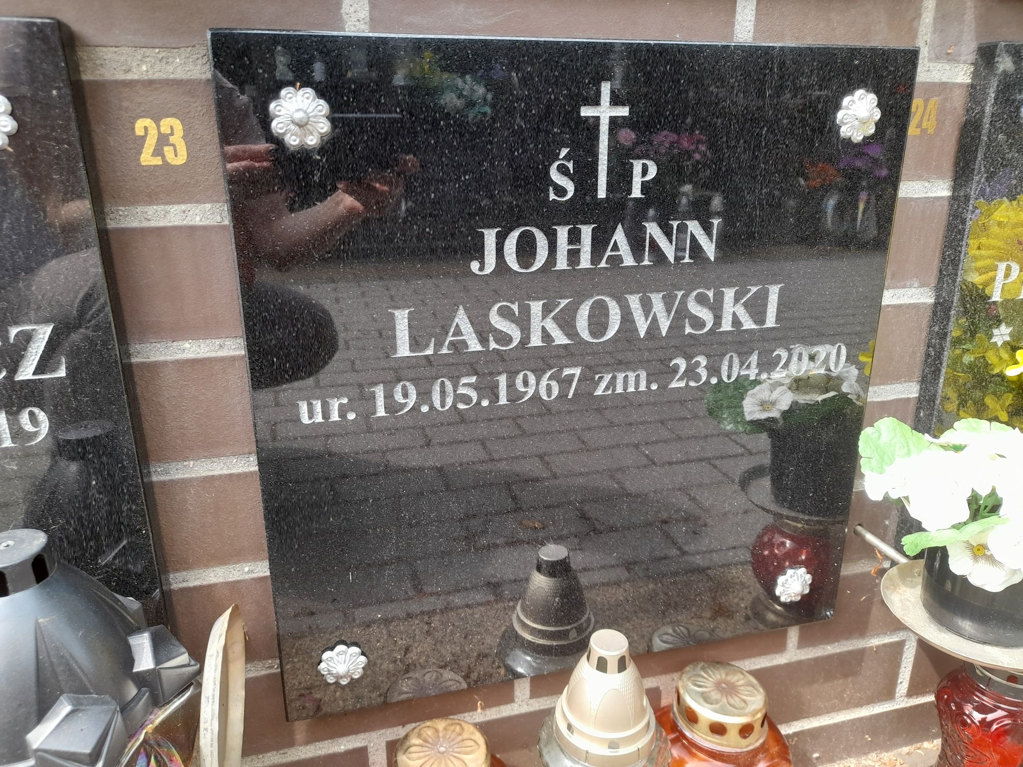 Grób Johann Laskowski