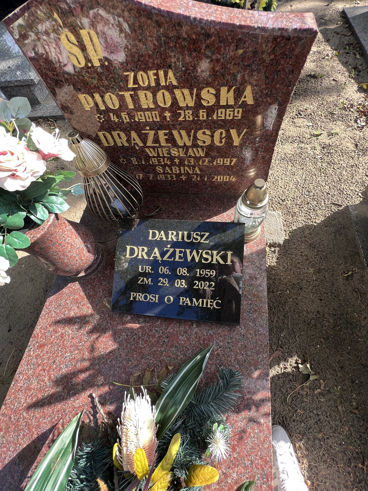 Grób Sabina Drążewska