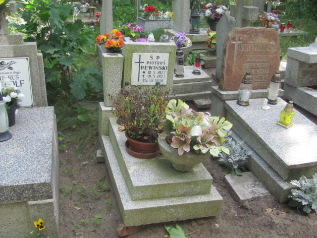 Grób Piotr Pewiński