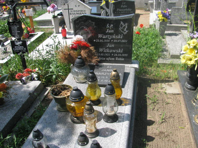 Grób Janina Warzyńska