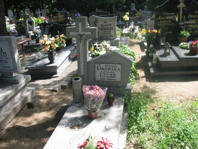 Grób Maria Sakowska