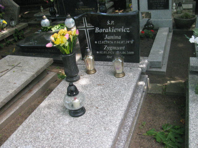 Grób Janina Borakiewicz
