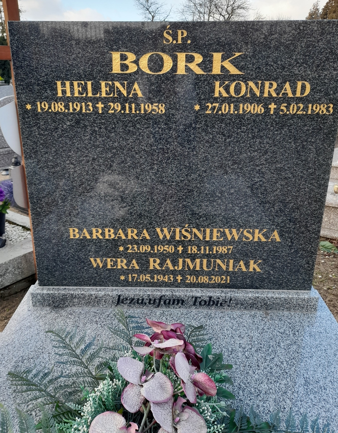 Grób Helena Bork