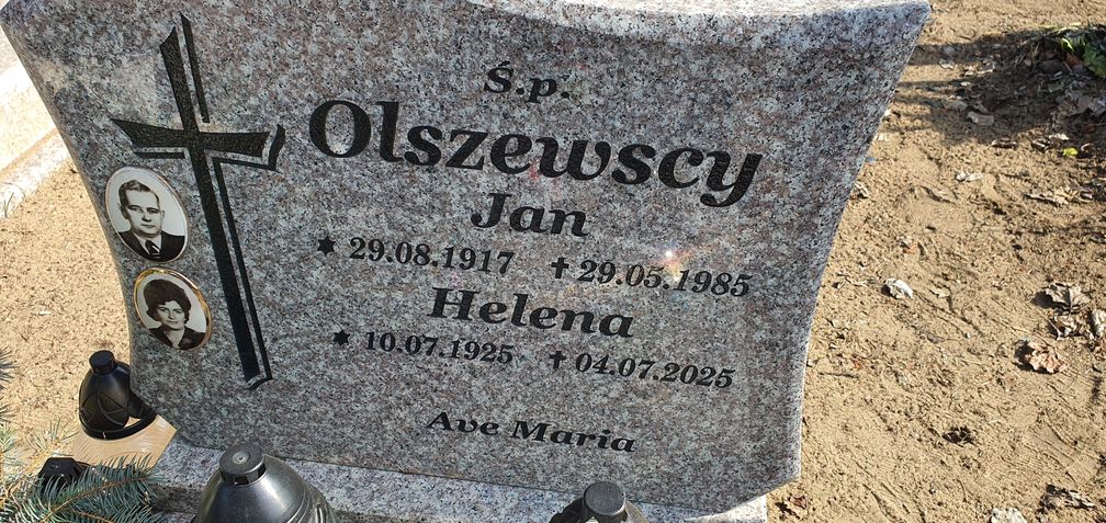 Grób Helena Olszewska