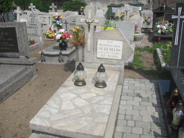 Grób Bronisława Heberlein